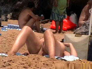 Wifey beach bare